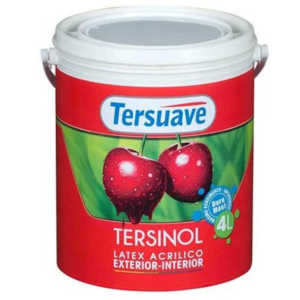 Latex Interior-Exterior Tersinol Blanco Tersuave 4L